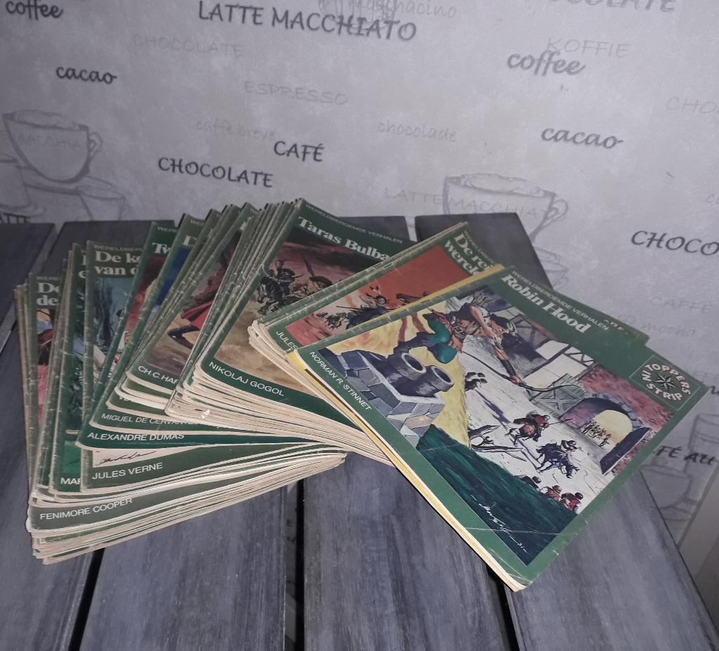 Toppers in strip Wereldberoemde verhalen 25 deeltjes, Meerdere stripboeken, Ophalen, Gelezen