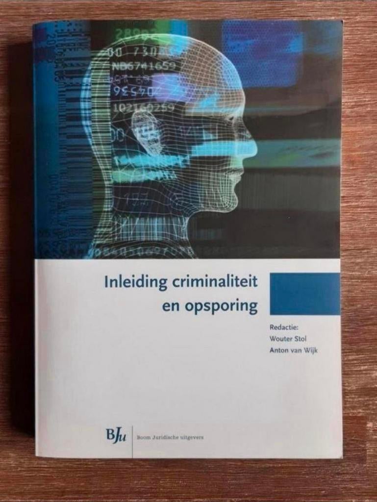 Inleiding criminaliteit en opsporing Stol van Wijk nieuw, Overige wetenschappen, Zo goed als nieuw, Stol van Wijk, Ophalen of Verzenden