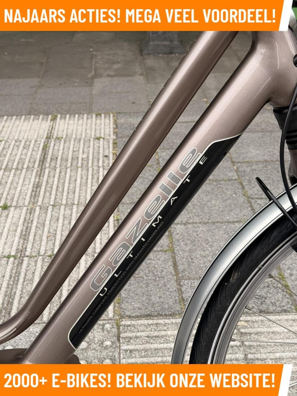 Gazelle Ultimate Elektrische fiets met BOSCH midden motor!, Fietsen en Brommers, 51 tot 55 cm, Zo goed als nieuw, 50 km per accu of meer
