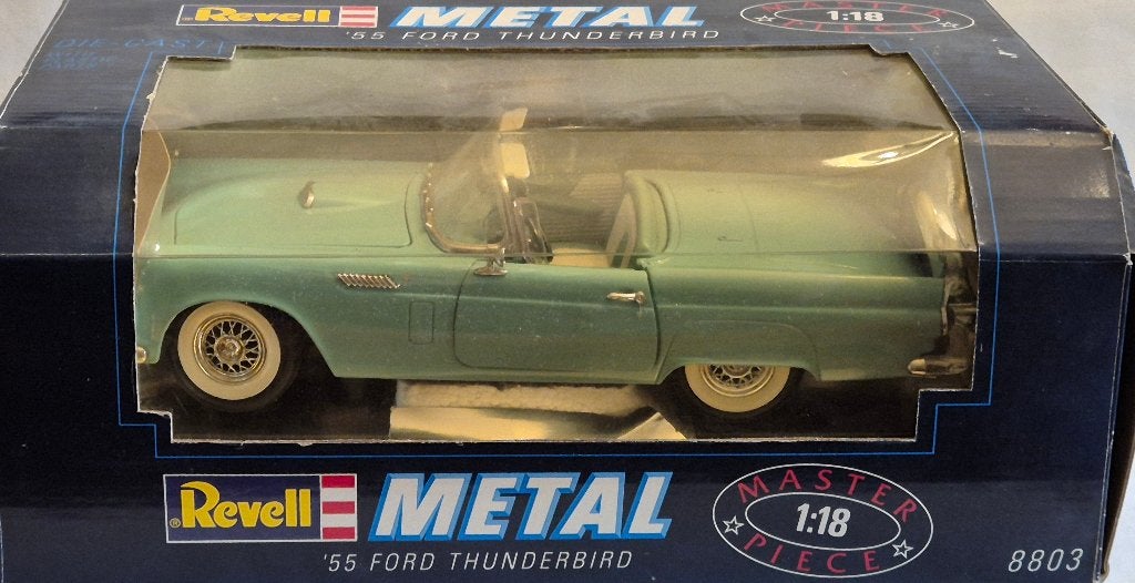 Ford Thunderbird Modelauto 1:18 in orginele verpakking, Ophalen of Verzenden, Zo goed als nieuw, Motor, Revell