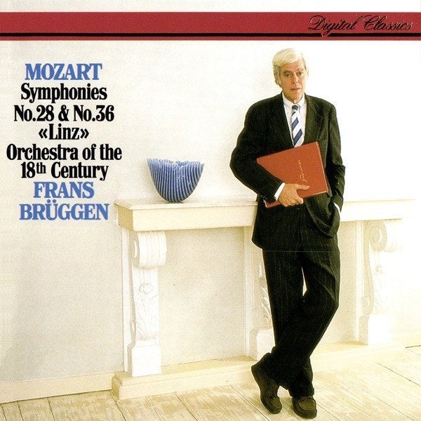mozart symponies no 26 en 36 frans bruggen, Verzenden, Classicisme, Zo goed als nieuw, Orkest of Ballet