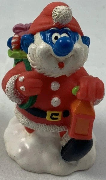 Smurfen BIP Papa Kerstman Smurf figuur, Coolsingel 104, 3011 AG Rotterdam, Netherlands, Verschillende Smurfen, Verzenden, Zo goed als nieuw