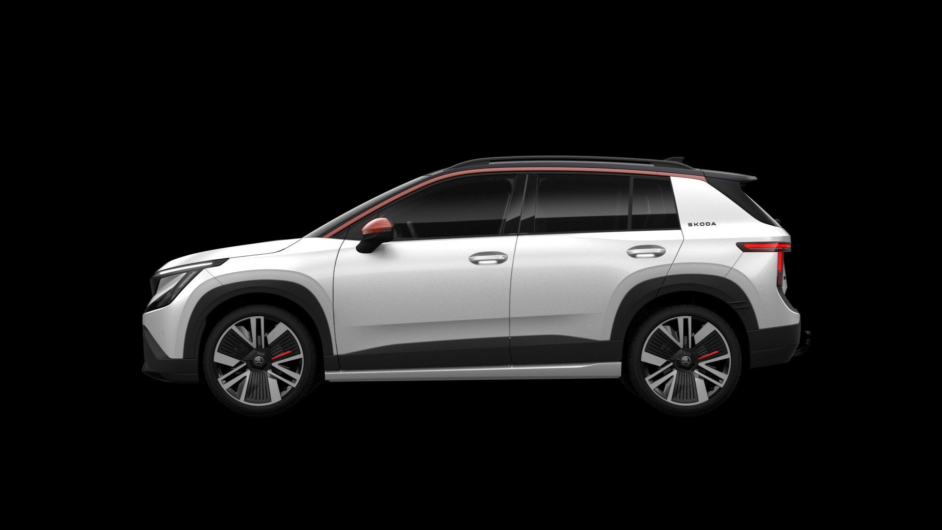 Skoda Epiq 211pk First Edition 56 kWh | Trekhaak Afneembaar, Auto's, Skoda, 12 maanden, Wit, 56 kWh, Nieuw
