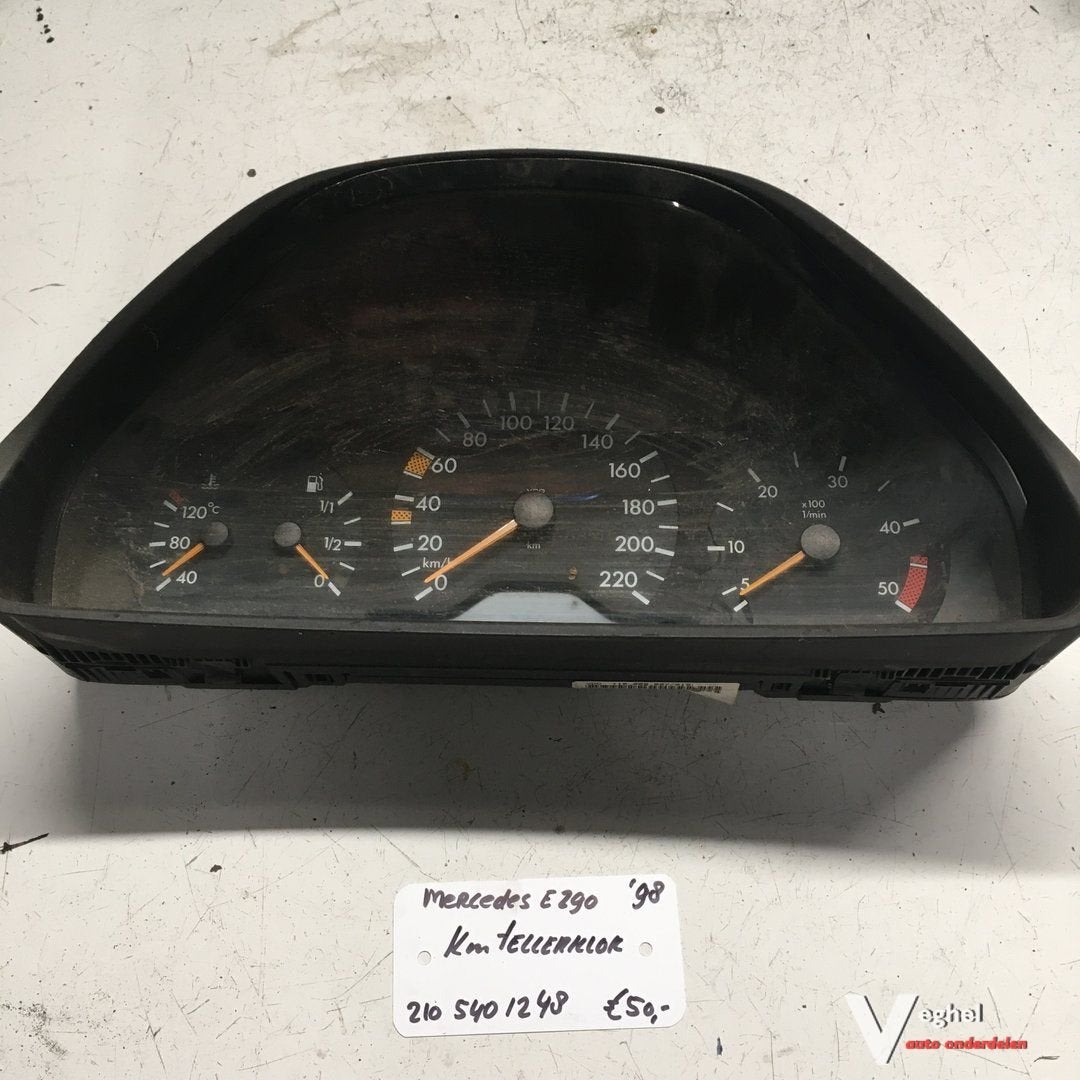 Mercedes E290  Km Tellerklok    210 540 1248, Gebruikt, -, -, Ophalen of Verzenden