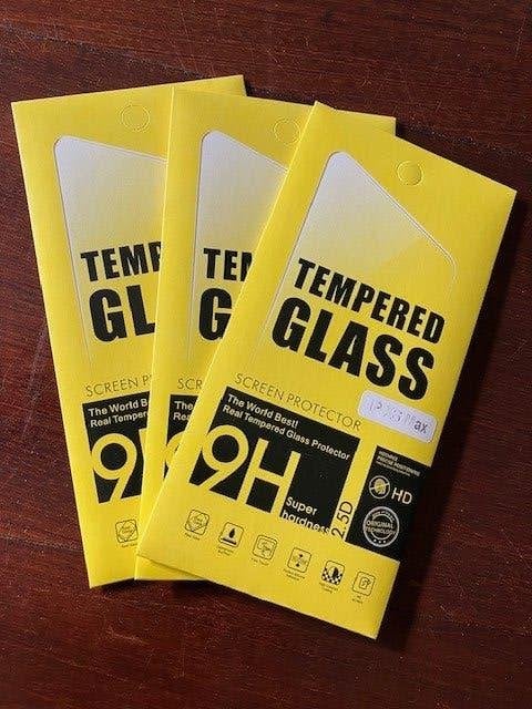 Drie stuks Screen Protector voor iPhone XS MAX, Telecommunicatie, Ophalen of Verzenden, Nieuw, IPhone XS Max, Screenprotector