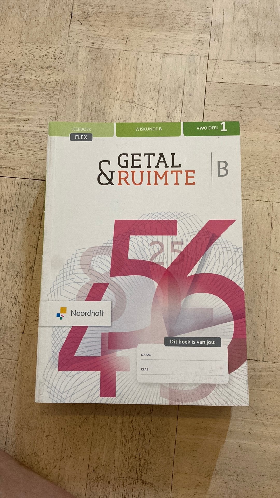 Getal en ruimte wiskunde b - Leerboek vwo 4/5/6 deel 1, Boeken, Ophalen of Verzenden, Zo goed als nieuw, J.H. Dijkhuis