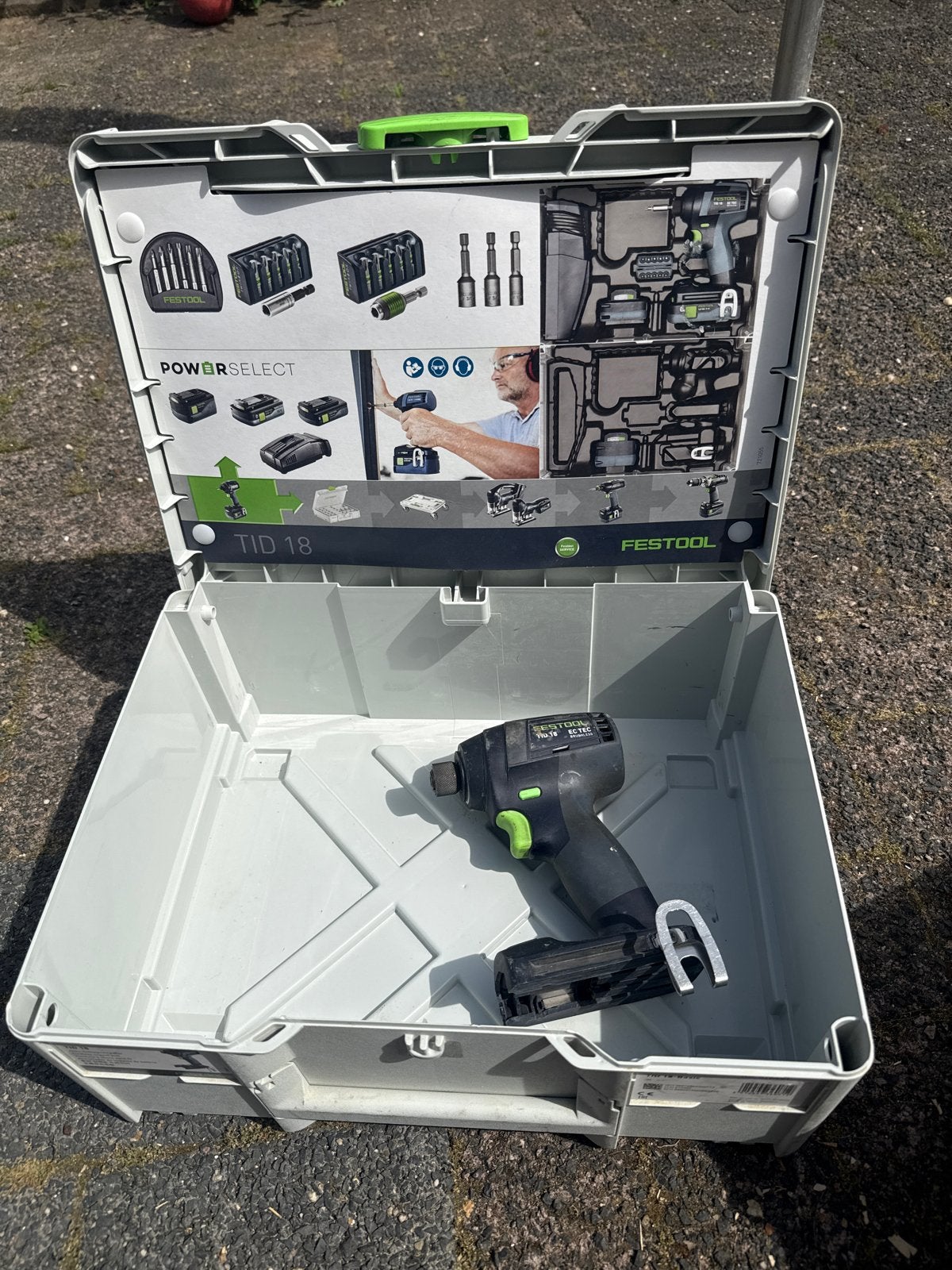 Festool TID 18 Accu-Slagschroevendraaier in Systainer, Doe-het-zelf en Verbouw, Gereedschap | Boormachines, Ophalen, Gebruikt