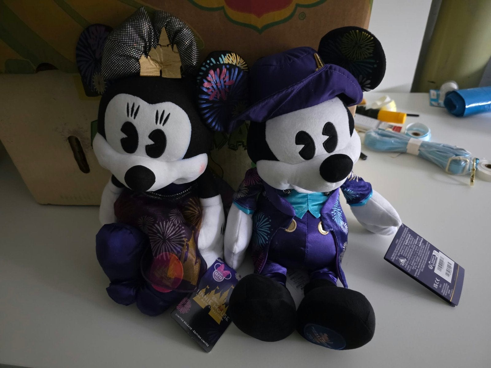 Minnie & Mickey The Main Attraction Fireworks knuffels, Ophalen, Mickey Mouse, Zo goed als nieuw, Knuffel