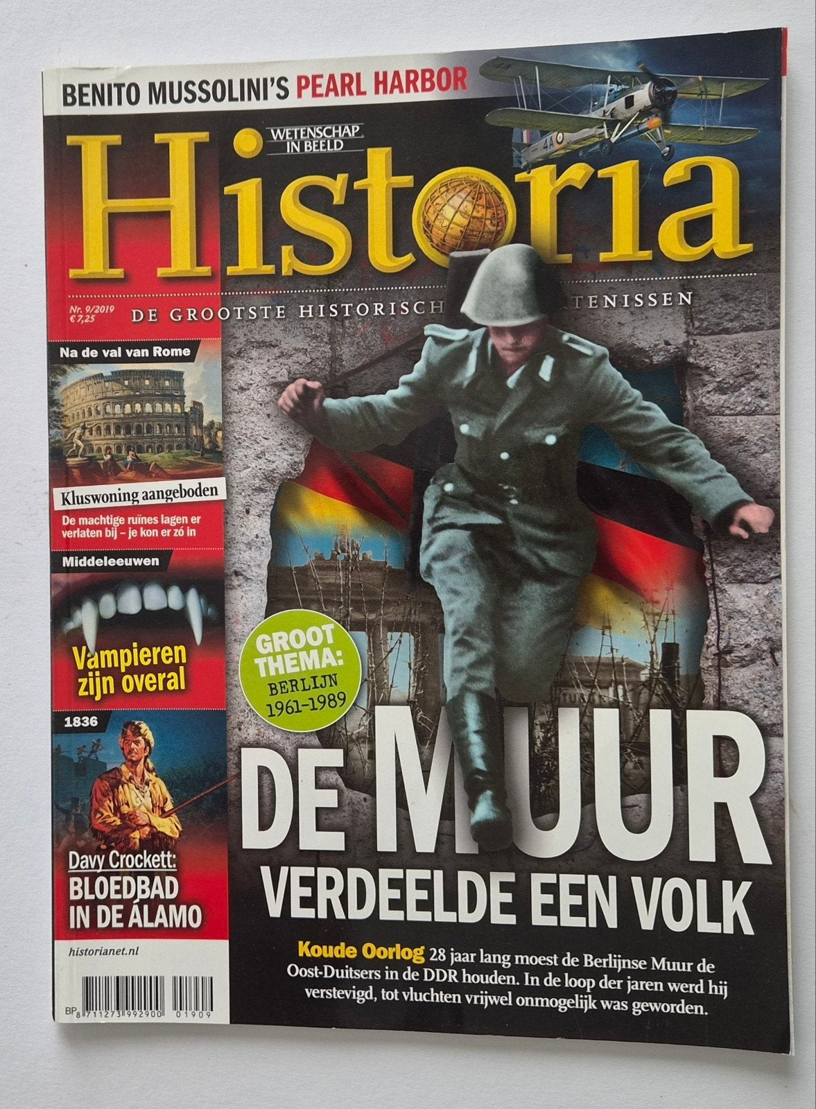 Historia Magazine - De Muur (Berlijn 1961-1989), Ophalen of Verzenden, Zo goed als nieuw, Overige typen