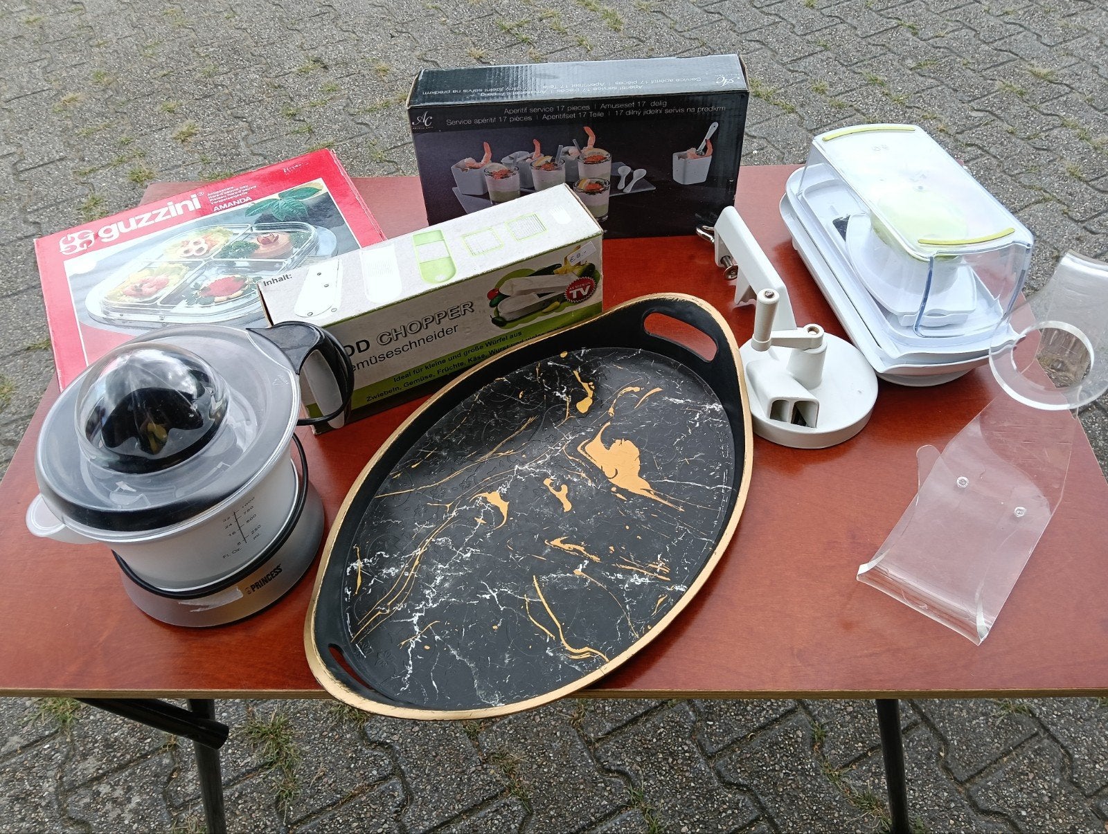 o.a Citruspers, Food Chop, slagroom spuit, Ophalen, Kunststof, Meerkleurig, Overige merken