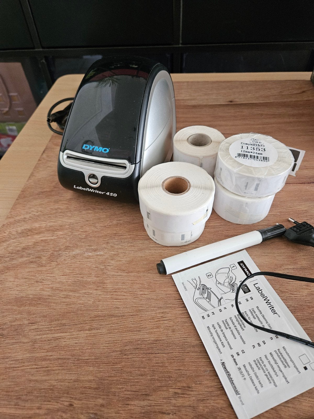 Dymo labelwriter 450, Computers en Software, Labelprinters, Gebruikt, Qwerty, Ophalen of Verzenden, Dymo LabelWriter