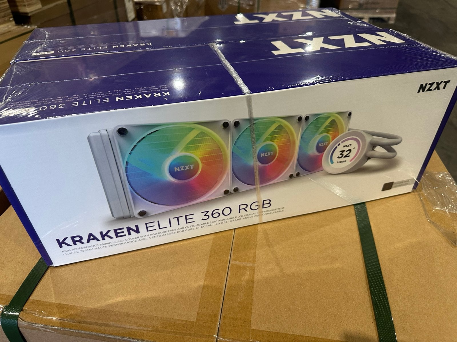 NZXT Kraken Elite 360 RGB Waterkoeling kleur wit, Ophalen of Verzenden, Nieuw, Waterkoeling