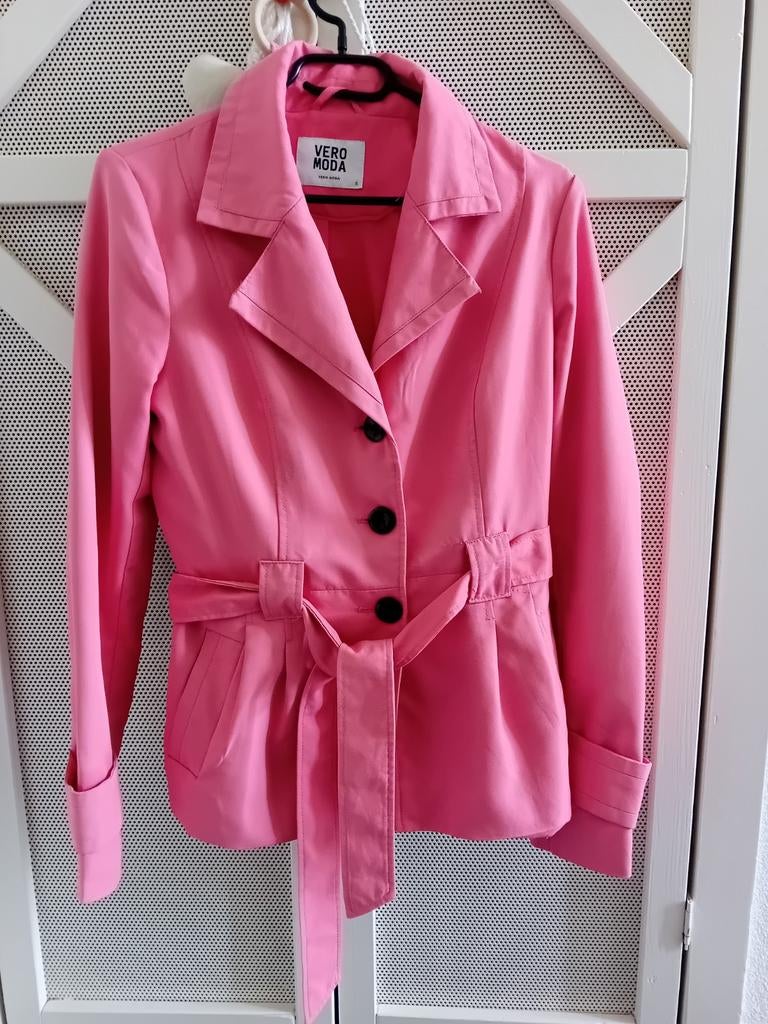Vero Moda jas maat S roze, Vero Moda, Ophalen of Verzenden, Zo goed als nieuw, Roze