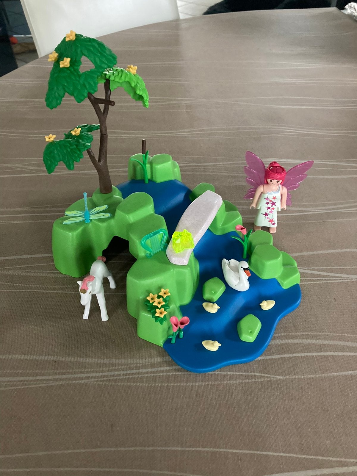 Playmobil compactset feëntuin., Ophalen of Verzenden, Zo goed als nieuw