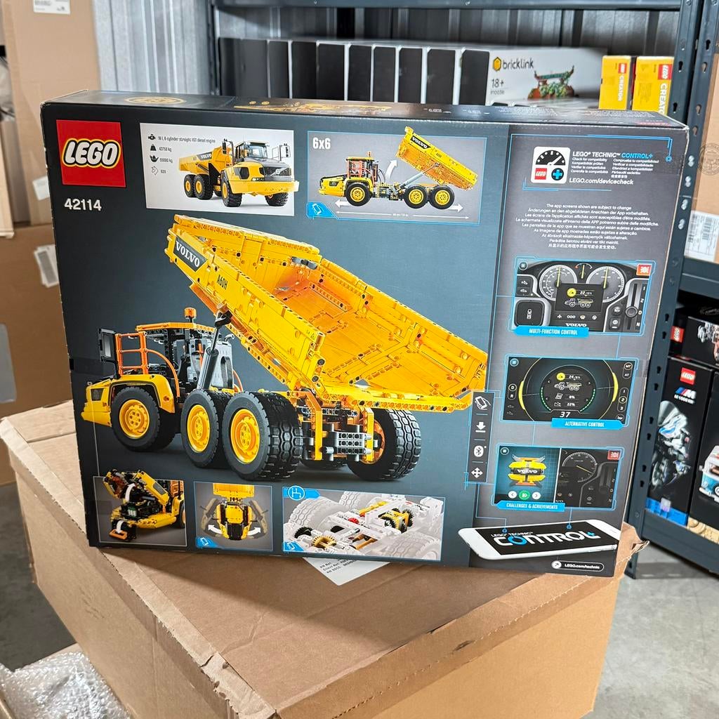 LEGO Technic 42114 6x6 Volvo Articulated Hauler – Nieuw, Lego, Nieuw, Ophalen of Verzenden, Technic