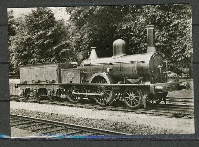 Locomotief Lok No. SS 13 Z/W Foto-Ansichtkaart Trein t-137, Ophalen of Verzenden, Zo goed als nieuw, Trein, Kaart of Prent