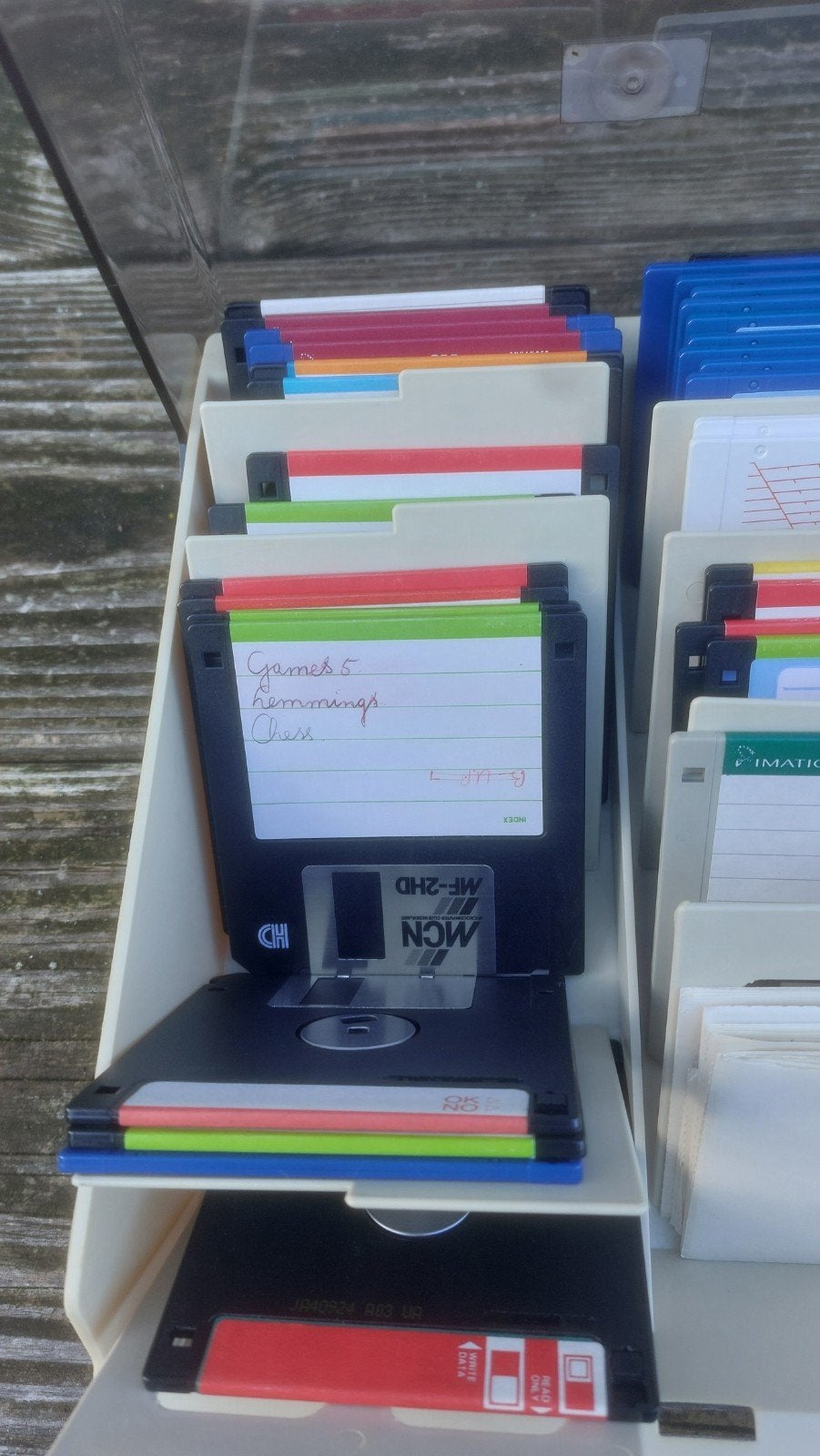 DATAFILE Diskette Opbergdoos met 3.5 inch Floppy Disks, Ophalen of Verzenden, Gebruikt