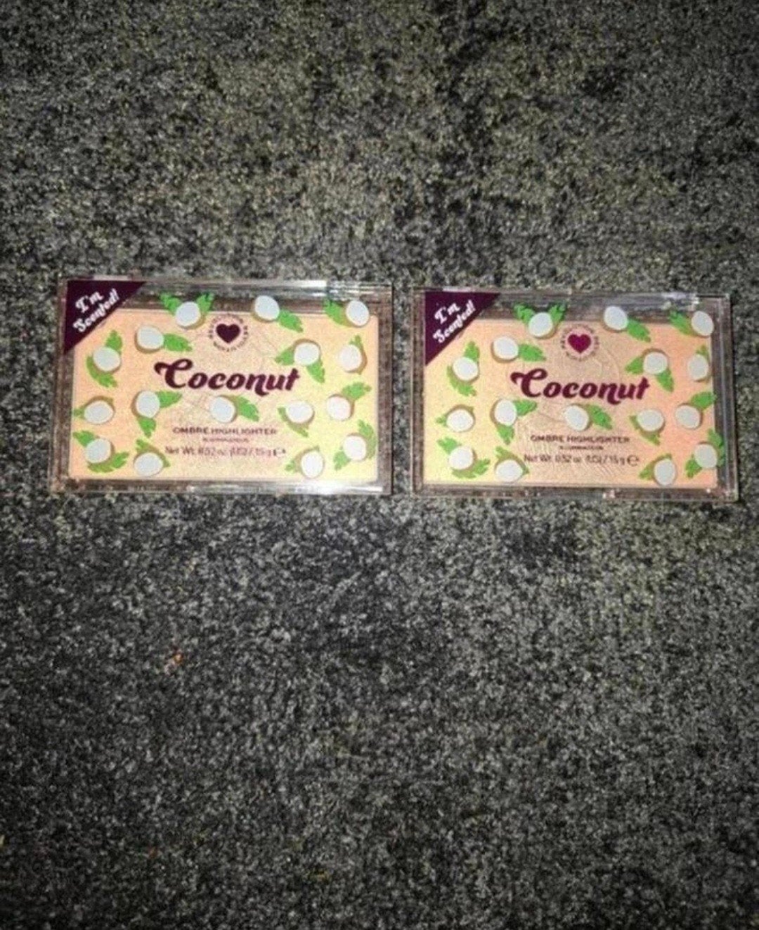 2 nieuwe Poeder Ombre Highlighter Kokos (advr 418), Overige kleuren, Gehele gezicht, Nieuw, Ophalen of Verzenden