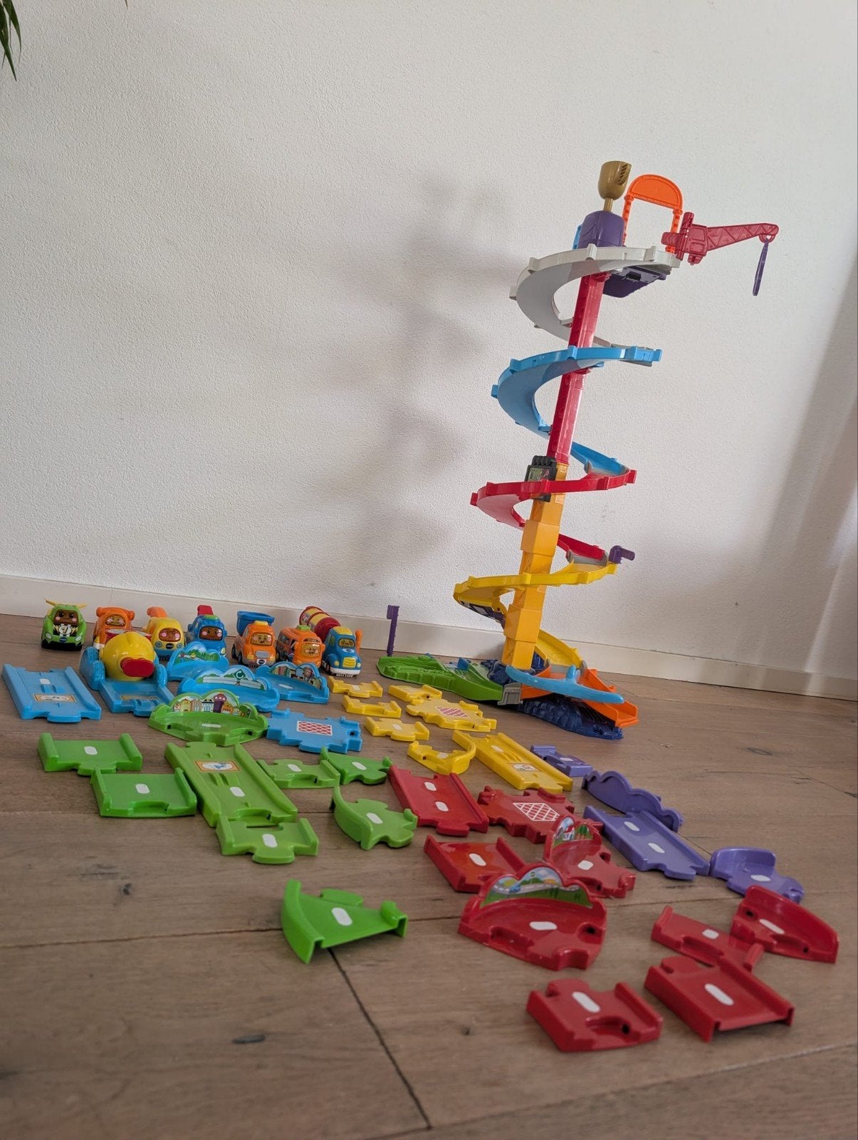 VTech Toet Toet Auto's Tornado Stuntpark, autos en baan, Kinderen en Baby's, Speelgoed | Vtech, Ophalen, Gebruikt, 2 tot 4 jaar