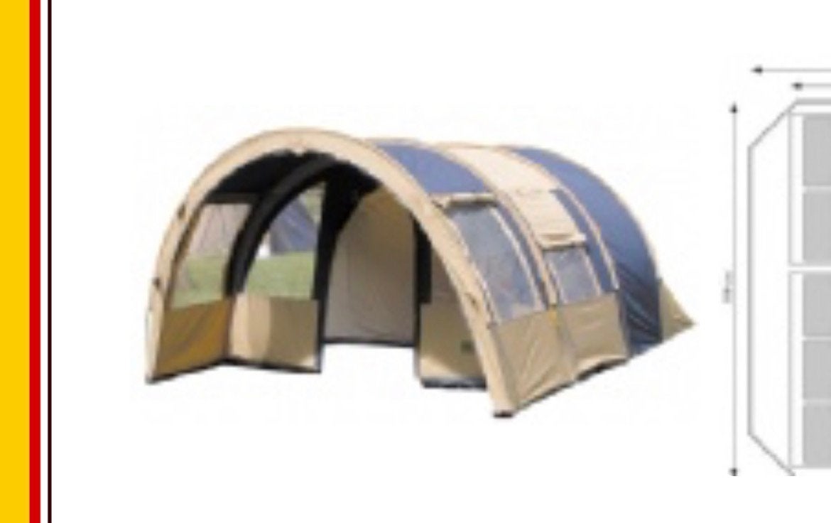 Eurotrail tent type Oregon 4 a 5 pers, Ophalen, Gebruikt