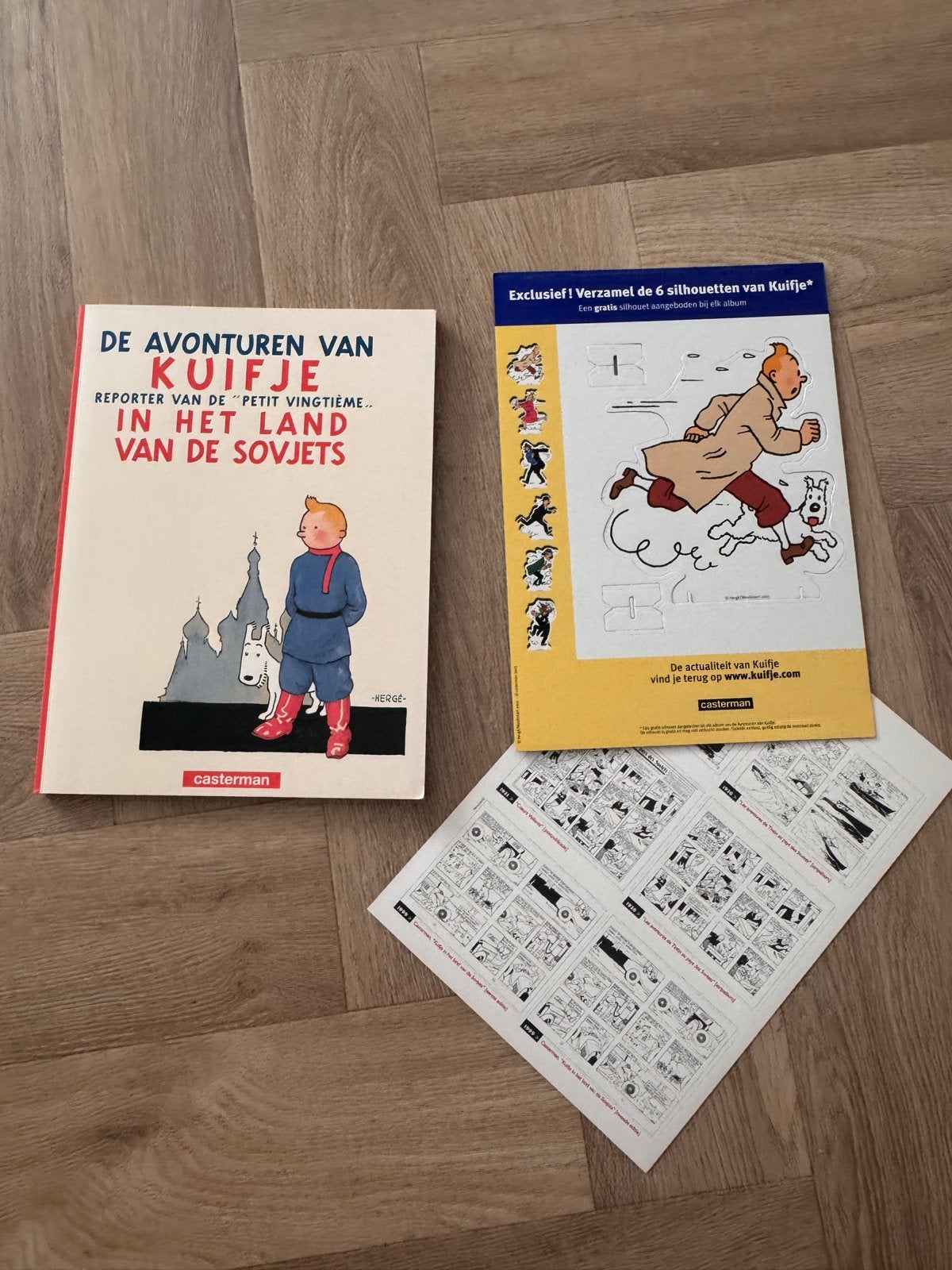 GLOEDNIEUW: Kuifje - tintin / Silhouet (1999/2005), Eén stripboek, Ophalen, Nieuw