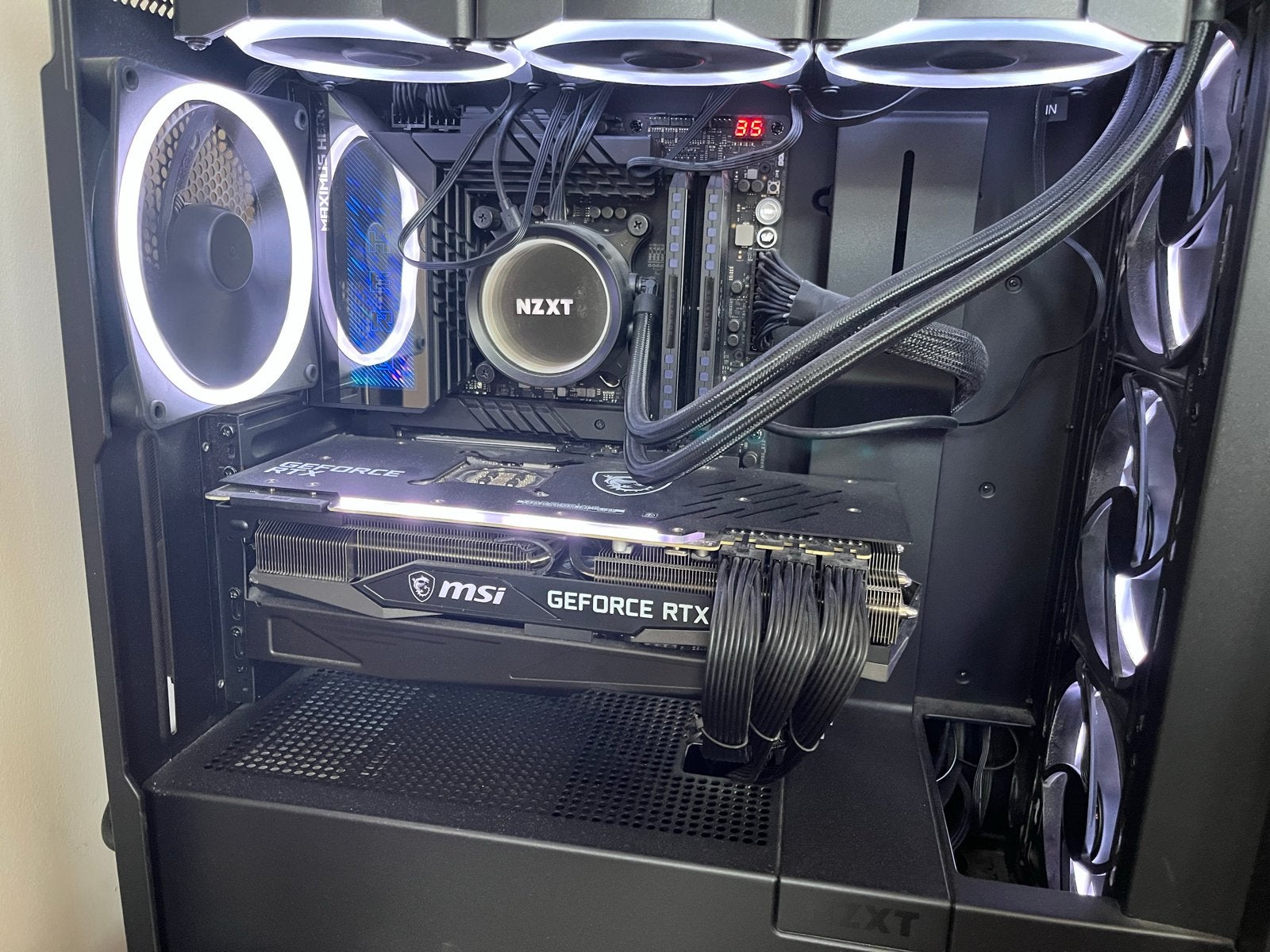 MSI GeForce RTX 3090 GAMING X TRIO 24G Videokaart, Ophalen, Gebruikt, HDMI, GDDR6