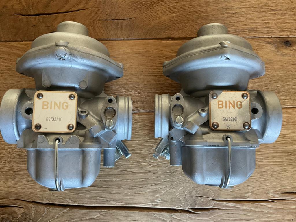 BMW R75/5 R75/6 Bing Carburateur 64/32/9 en 10 gereviseerd, Motoren, Ophalen of Verzenden, Gereviseerd