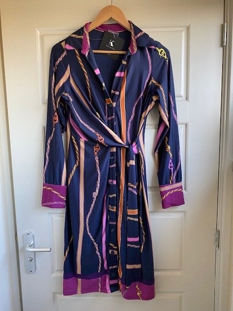 Nieuwe jurk van K-design Z318 maat XL, Kleding | Dames, K-design, Meerkleurig, Maat 46/48 (XL) of groter, Nieuw