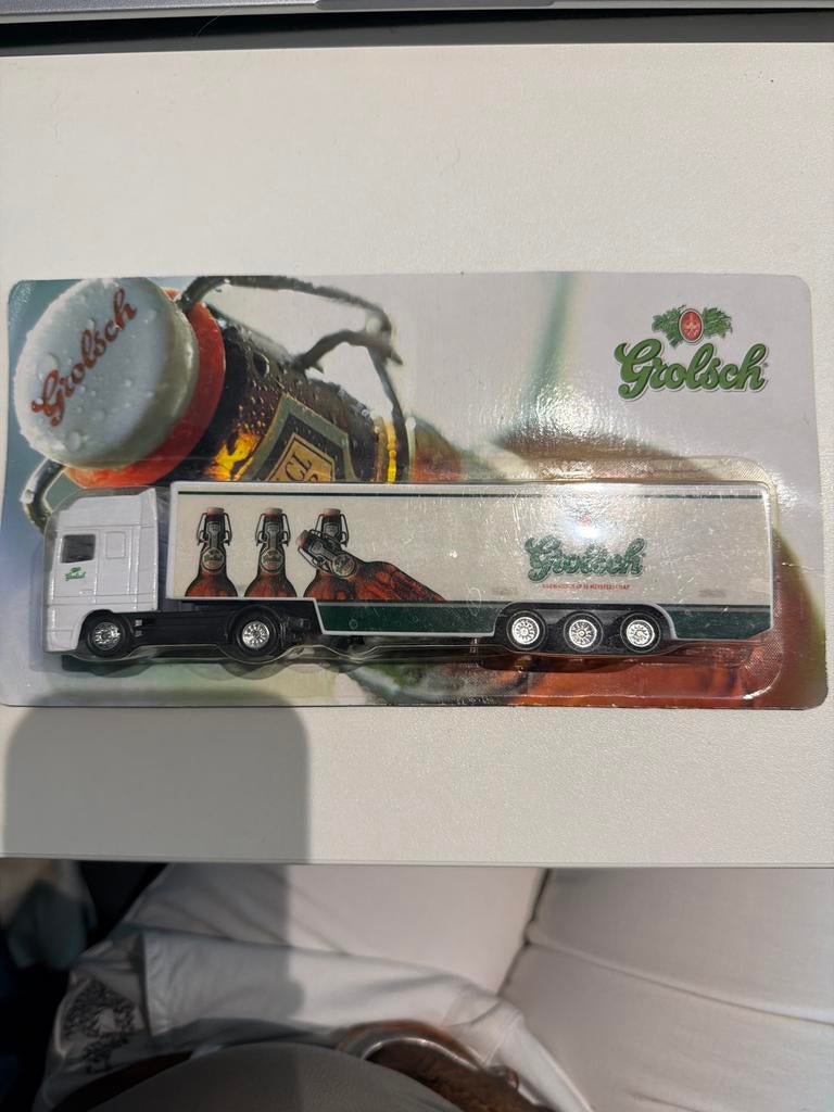 Schaalmodel 1/87 Grolsch vrachtwagen - Nieuw in verpakking, Ophalen of Verzenden, Nieuw, Bus of Vrachtwagen, Overige merken
