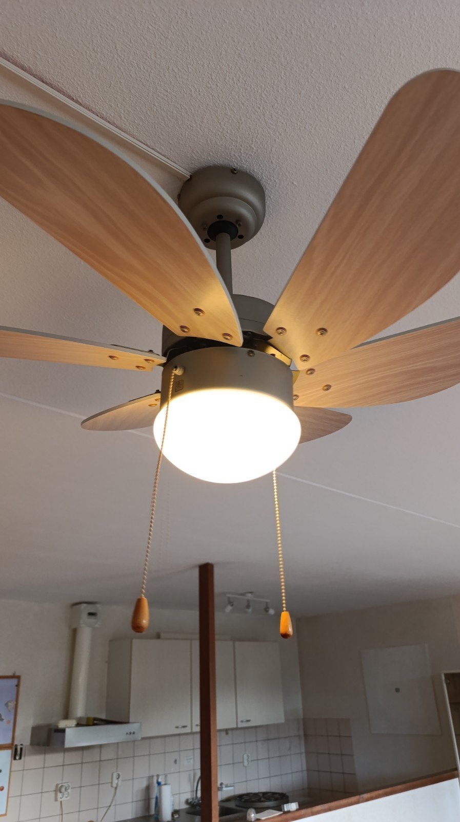 Plafondventilator met verlichting - Goed werkend, Ophalen, Gebruikt, Plafondventilator