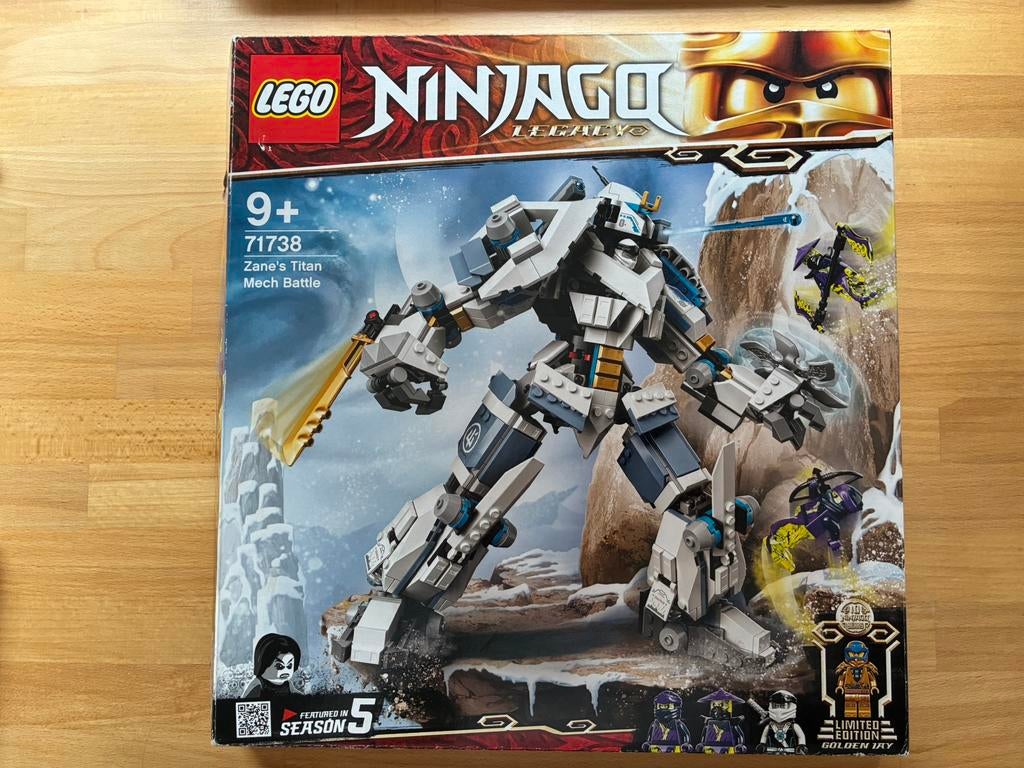 LEGO Ninjago 71738 - Zane’s Titan Mech Battle, Ophalen of Verzenden, Zo goed als nieuw