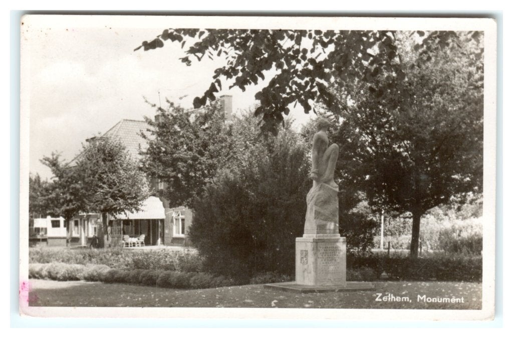 Zelhem, Monument, Ophalen of Verzenden, 1940 tot 1960, Gelopen, Gelderland