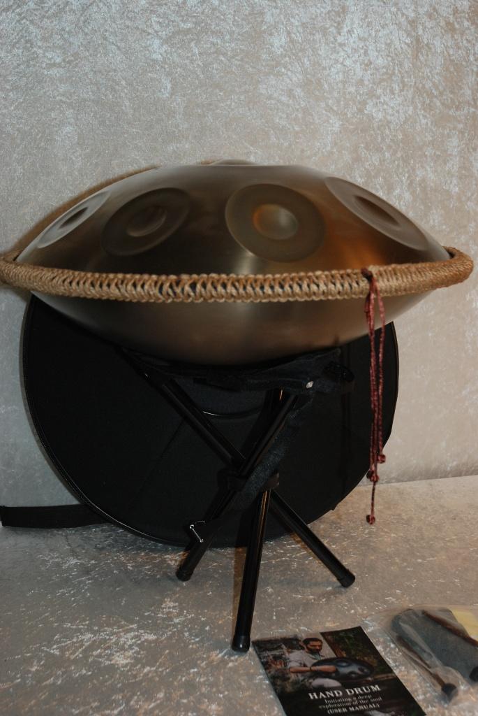 NIEUW!Handpan met standaard, hoes stokjes en schoonmaakdoek, Ophalen, ., Drums of Percussie, Nieuw