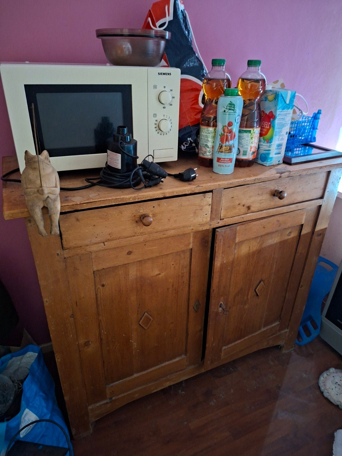 Antieke grenen kast - 100x50x120cm, Ophalen of Verzenden