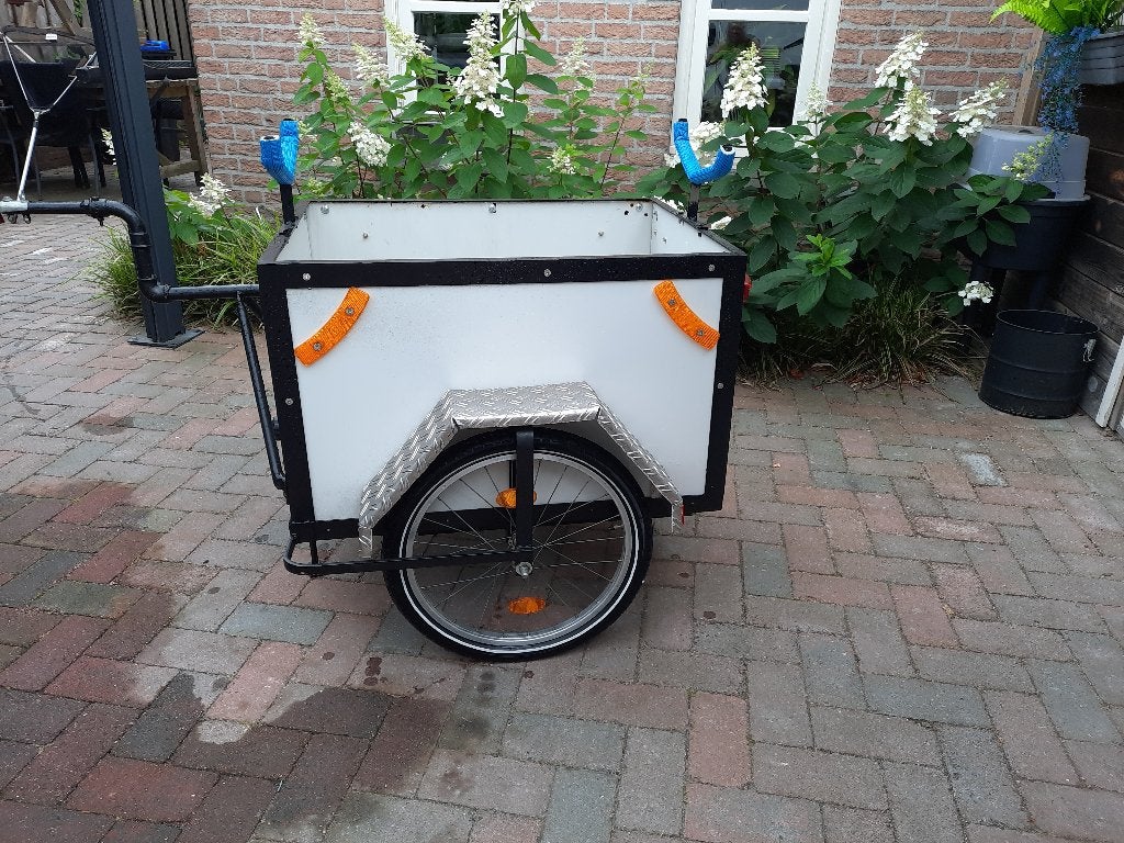 Fiets kar, Ophalen, Bagagekar, 60 tot 80 kg, Zo goed als nieuw