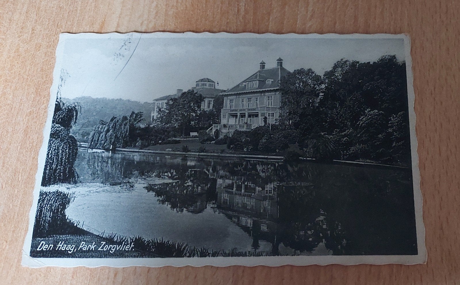 den Haag Park Zorgvliet 1935, Verzamelen, Ansichtkaarten | Nederland, Ophalen of Verzenden, 1920 tot 1940, Gelopen, Zuid-Holland