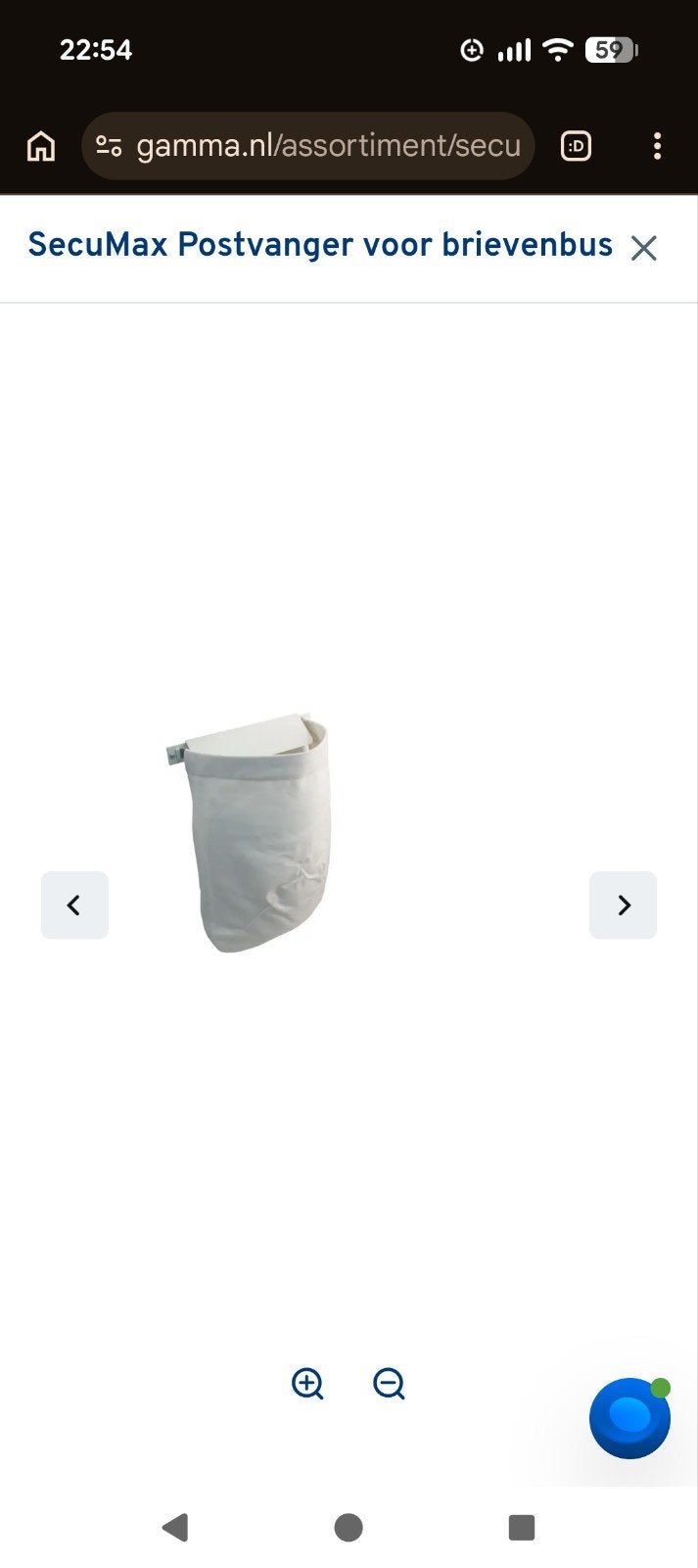 post opvangbak, Ophalen, Zo goed als nieuw, Overige materialen