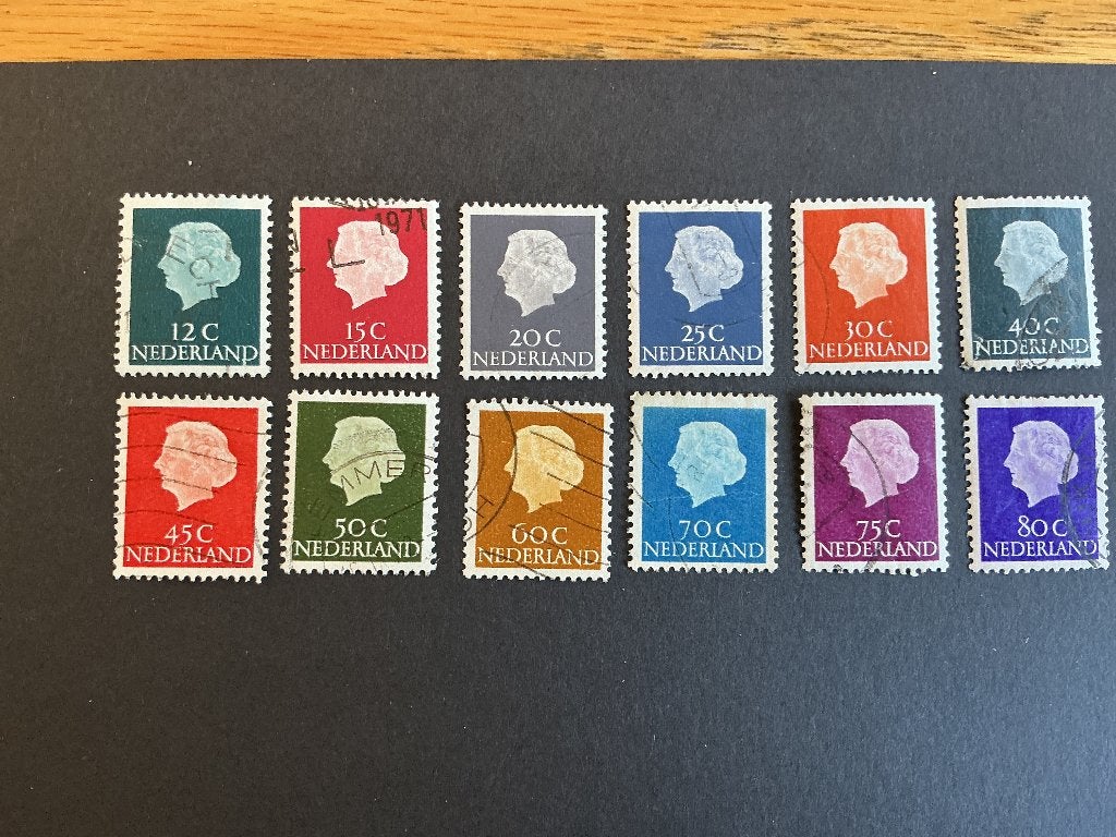 618-634-B fosforcerend papier, Postzegels en Munten, Postzegels | Nederland, Ophalen of Verzenden, Na 1940, Gestempeld