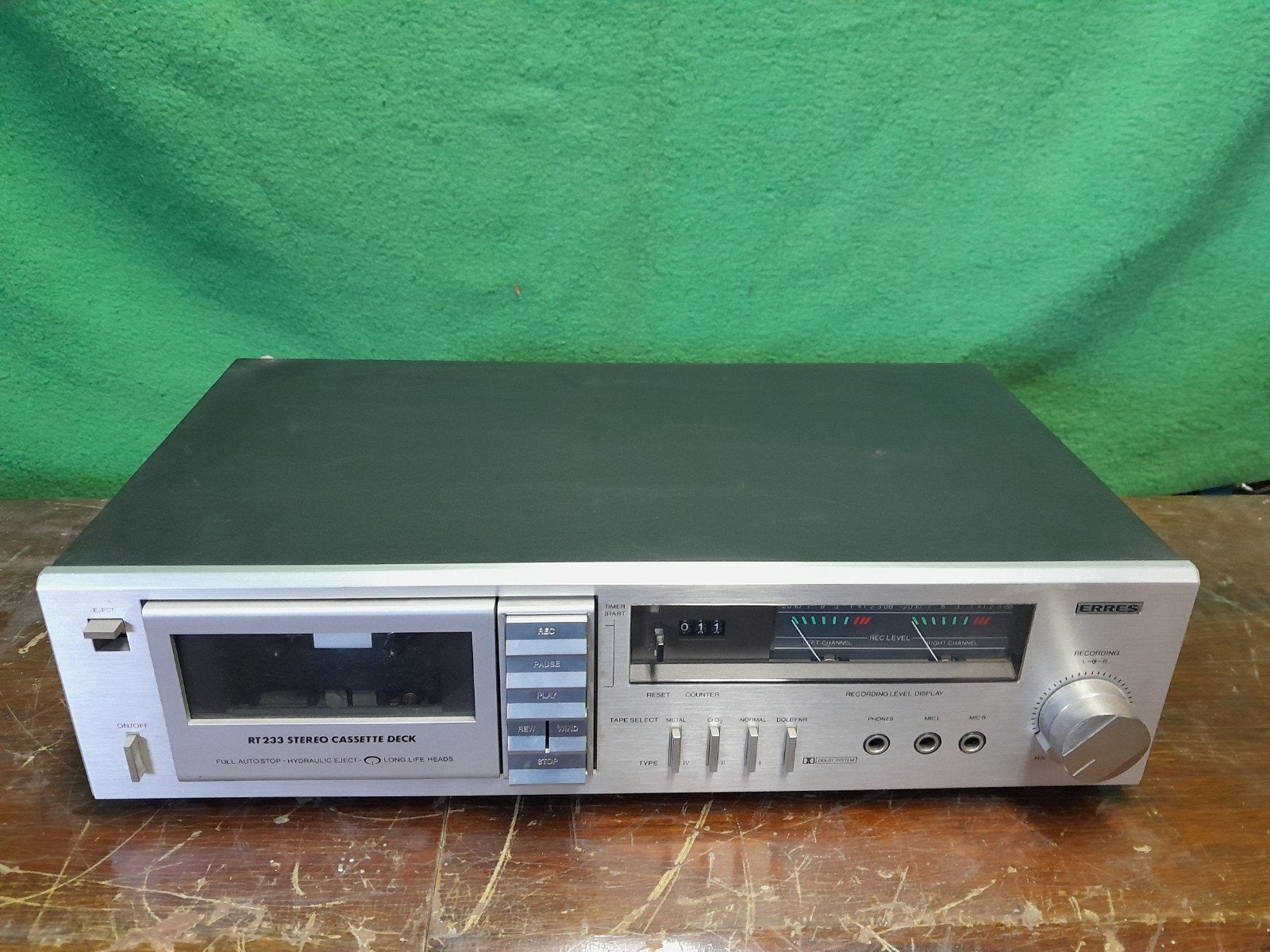 erres tx1226 cassettedeck, Audio, Tv en Foto, Cassettedecks, Ophalen of Verzenden, Overige merken