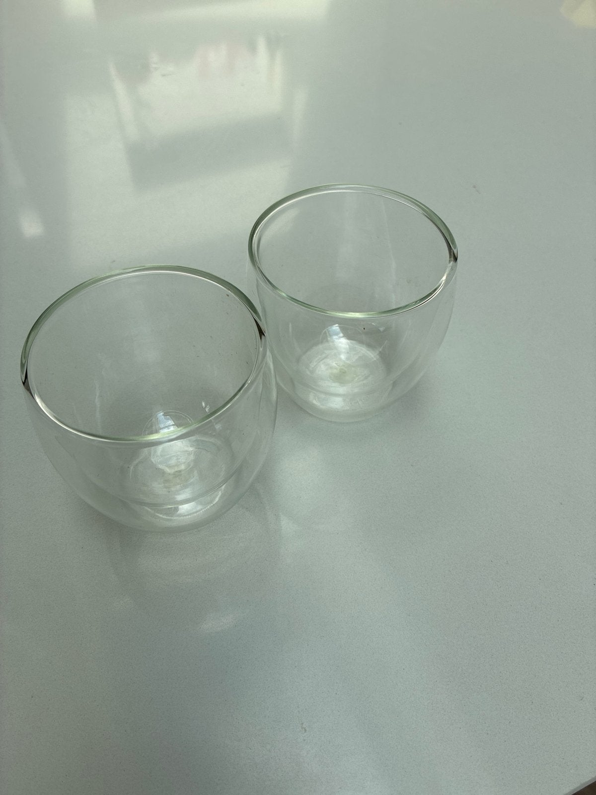 Dubbelwandige bodum glazen - Set van 2, Ophalen, Glas of Glazen, Overige stijlen, Glas