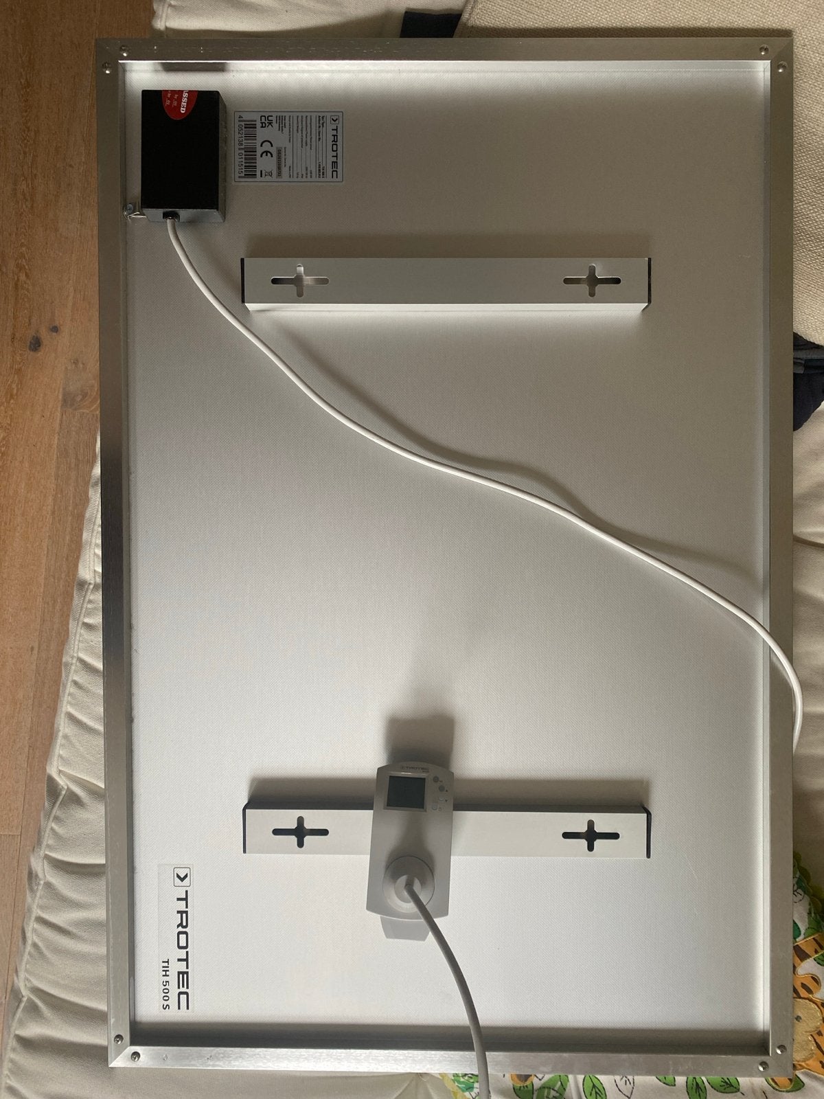 2 x Trotec TIH 500 S Infrarood Verwarming met Thermostaat, Ophalen, 30 tot 80 cm, Hoog rendement (Hr), Kachel