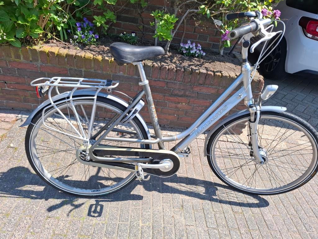 Damesfiets batavus staccato 28 inch met 8 versnellingen, Ophalen, Versnellingen, Batavus, Trommelrem