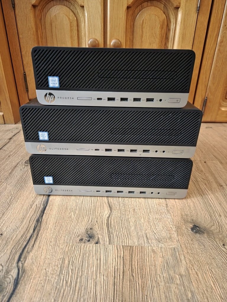 3x snelle HP i5 desktop pc's, Gebruikt, Ophalen of Verzenden, Zie omschrijving!, SSD