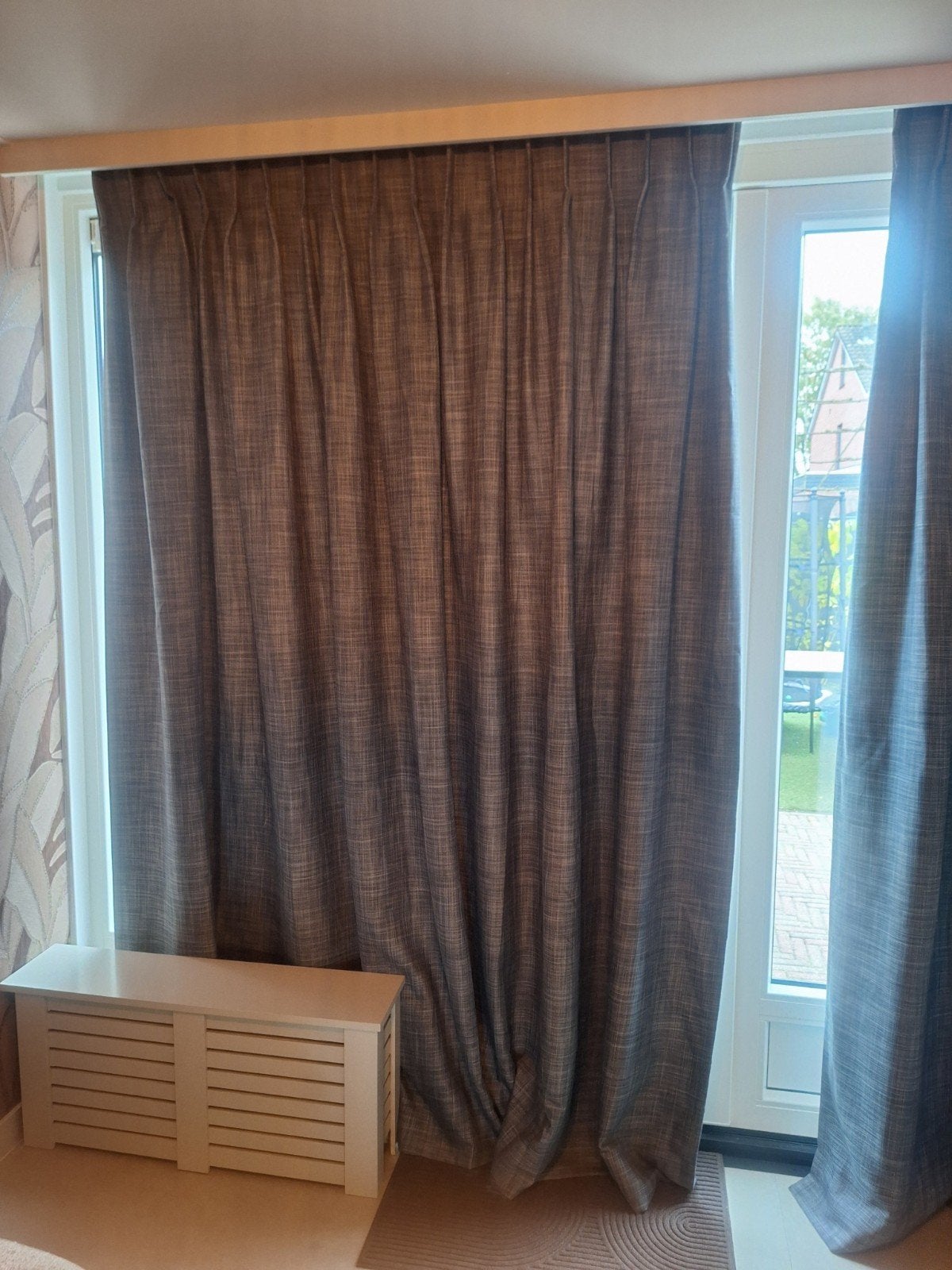 2x Verduisterende Gordijnen, 160 cm, Verduisterend, Ophalen of Verzenden, Zo goed als nieuw
