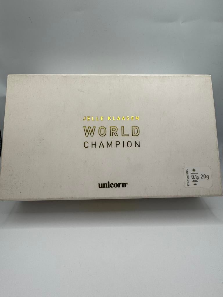 Unicorn Jelle Klaasen World Champion 20 Gram Dartpijlen, Ophalen of Verzenden, Zo goed als nieuw, Nvt, Pijlen