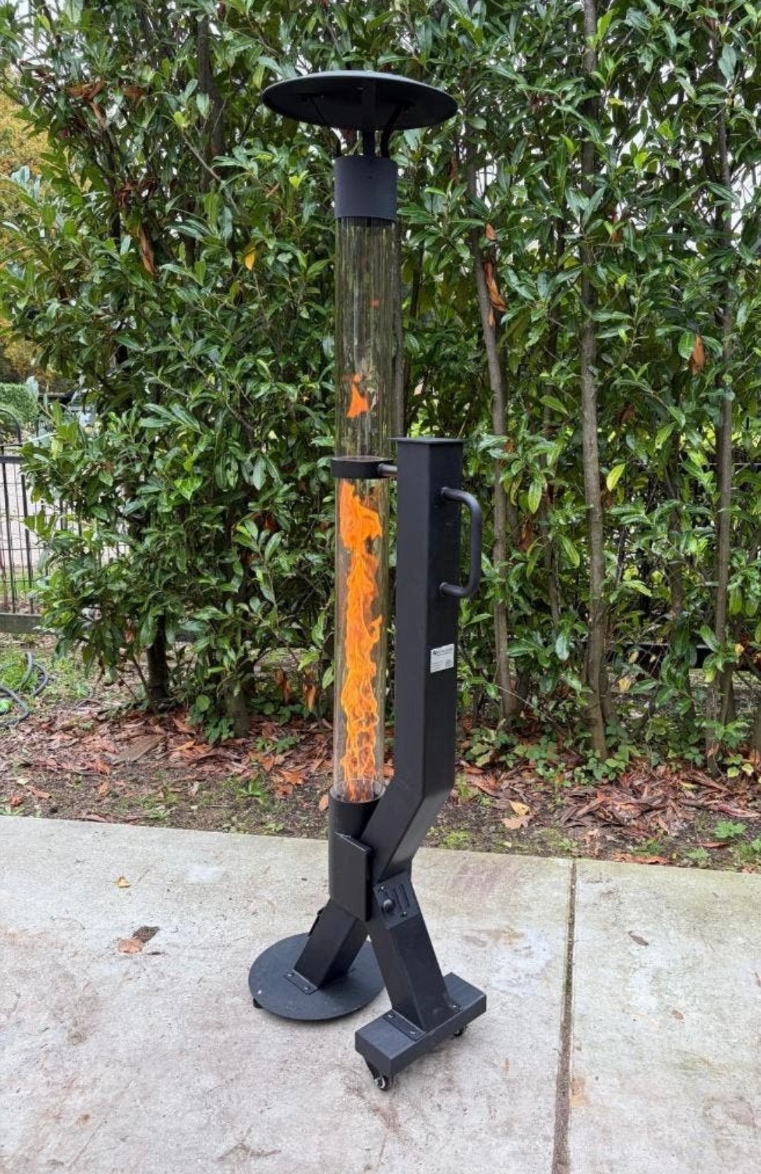 Pellet terras heater “rocket heater”, Ophalen, Gebruikt