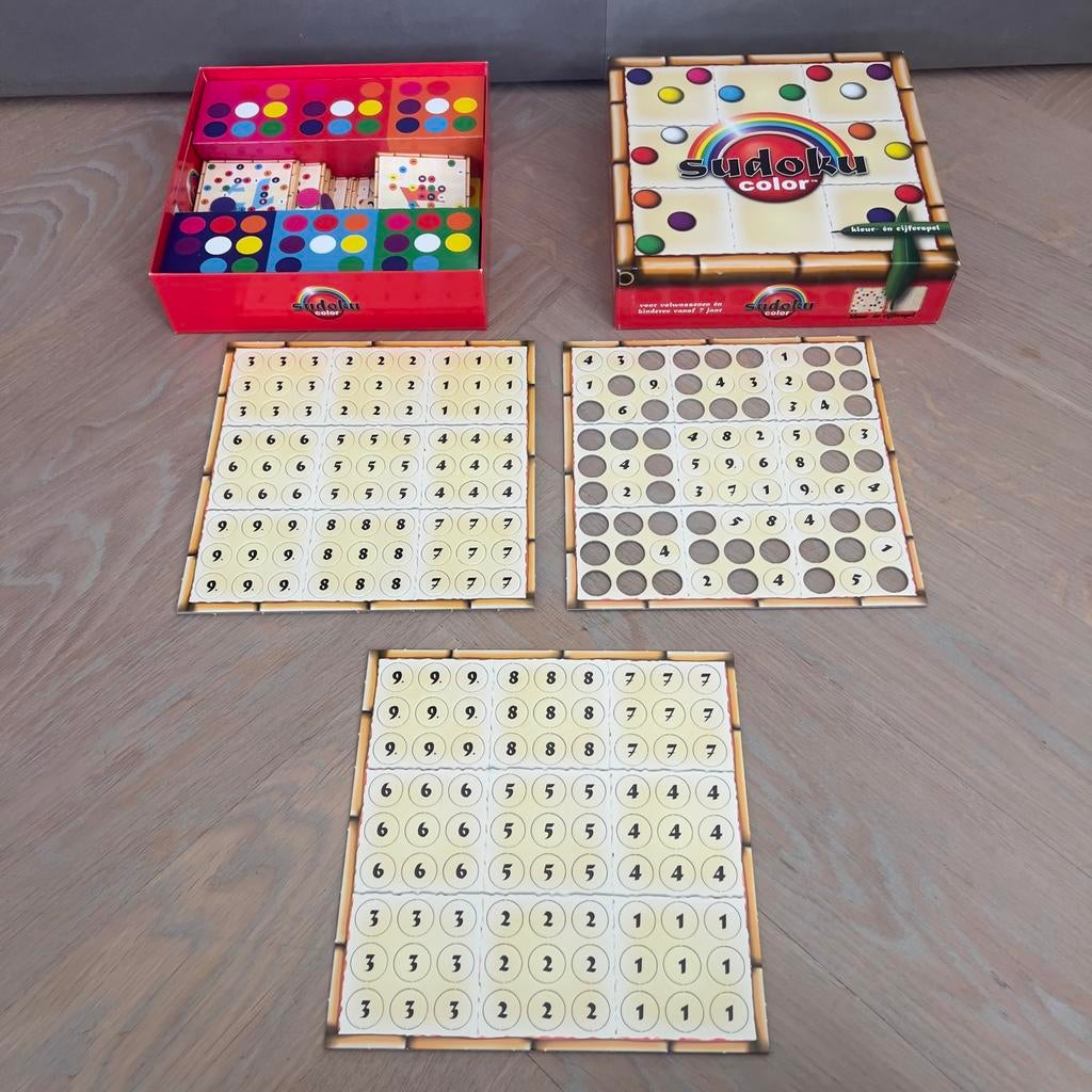 Sudoku Color spel - Denkspel / Puzzelspel - Compleet, Een of twee spelers, Ophalen of Verzenden, Gebruikt, Reisspel
