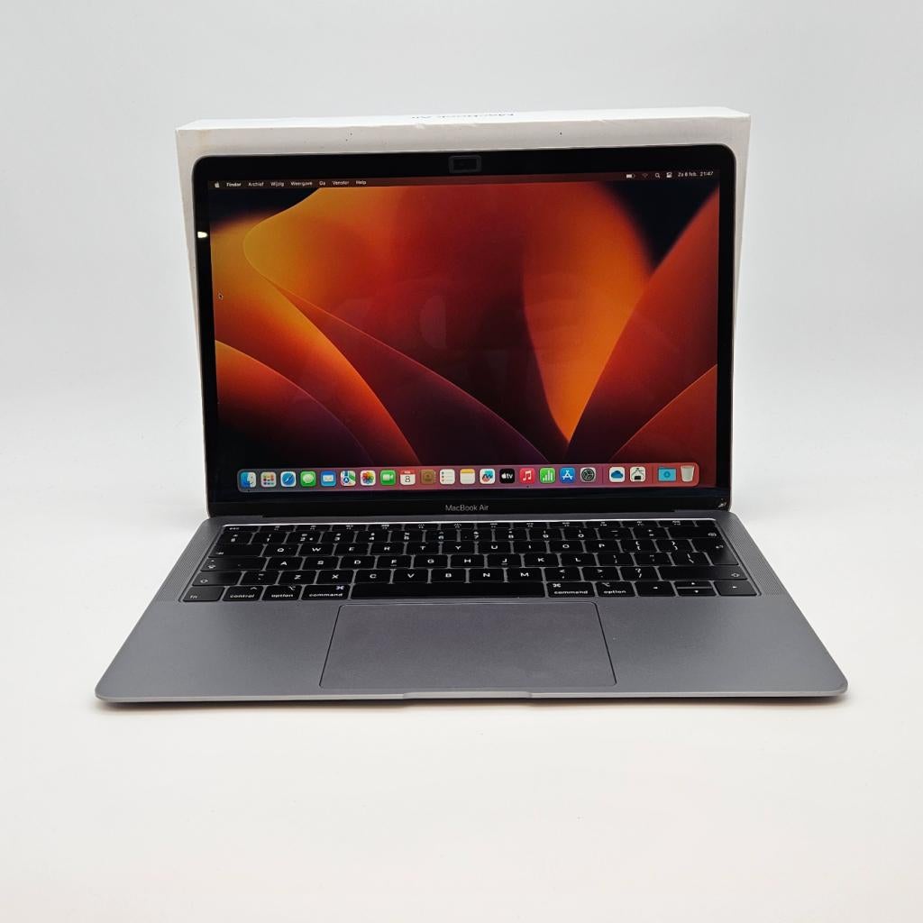 MacBook Air 13 Inch 2019 - i5 1,6GHz 8GB RAM 128GB SSD, Computers en Software, Apple Macbooks, Apple, Zo goed als nieuw, Support@apple.com
