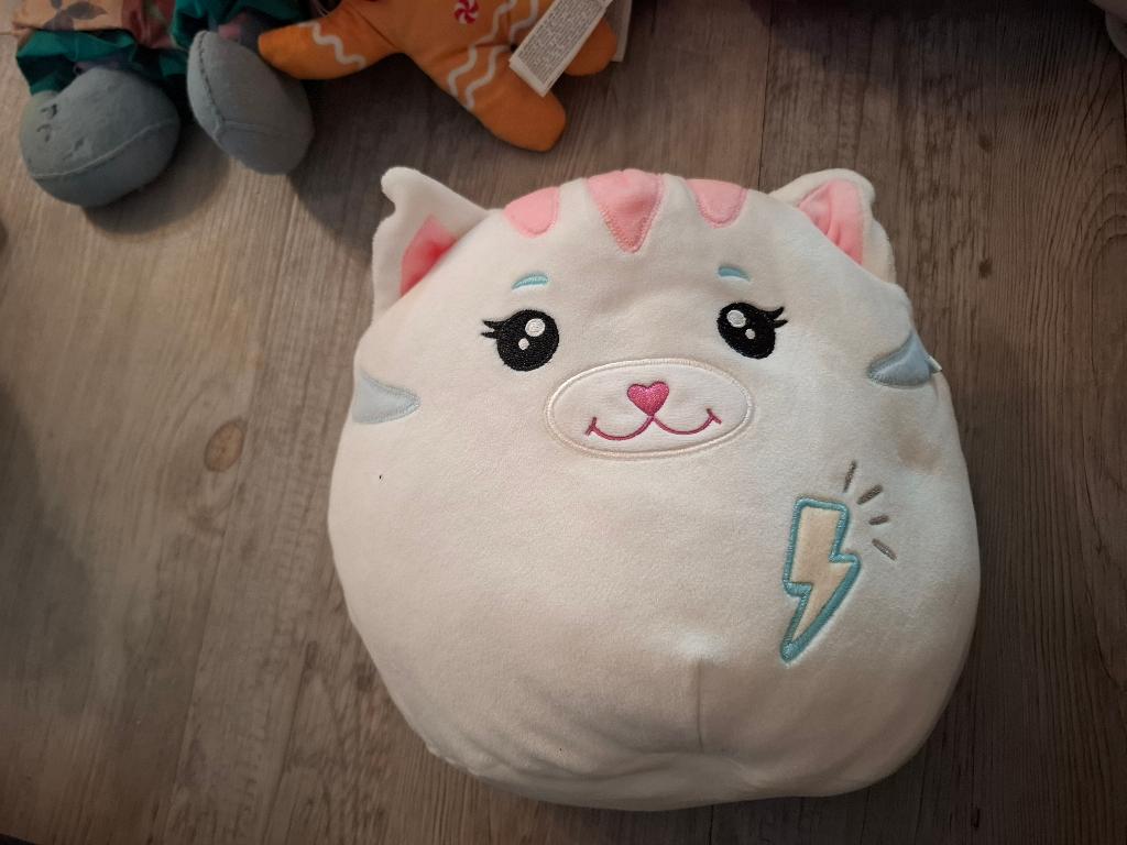 Knuffel - Depesche Ylvi Swoppies knuffelkat wit, Ophalen of Verzenden, Gebruikt, Overige typen