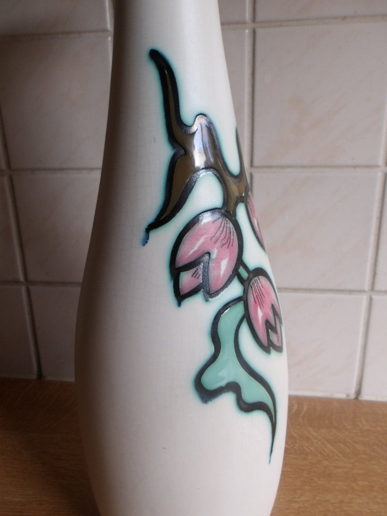 Flora Bianca vaas Gouda aardewerk 1828, Ophalen of Verzenden